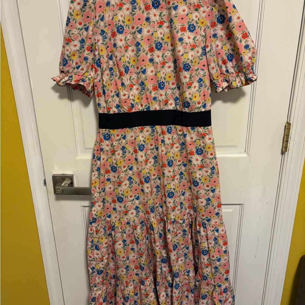 Boden Floral Dress - Pink, Blue, Yellow